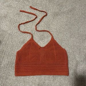Aerie crochet halter top
